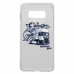 Чехол для Samsung S10e Scania watercolor art - PrintSalon