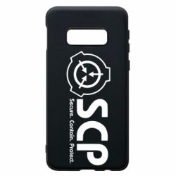 Чохол для Samsung S10e SCP logo text - PrintSalon