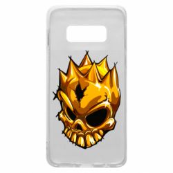 Чехол для Samsung S10e Standoff - Gold Skull - PrintSalon