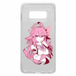 Чехол для Samsung S10e Yae Miko portrait - PrintSalon
