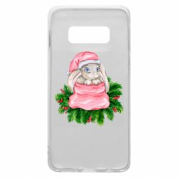 Чехол для Samsung S10e Заяц Новогодний - PrintSalon