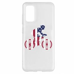 Чехол для Samsung S20 American cyclist - PrintSalon