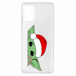 Чохол для Samsung S20+ Baby Yoda Santa - PrintSalon