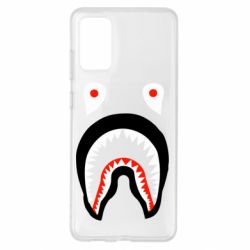 Чехол для Samsung S20+ Bape shark logo - PrintSalon