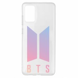 Чехол для Samsung S20+ BTS gradient logo - PrintSalon