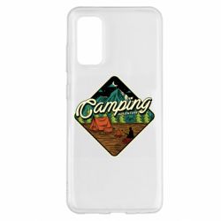 Чехол для Samsung S20 Camping and forest - PrintSalon