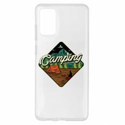 Чехол для Samsung S20+ Camping and forest - PrintSalon