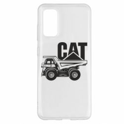 Чехол для Samsung S20 CAT logo and truck - PrintSalon