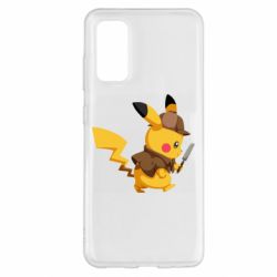 Чехол для Samsung S20 Cute Detective Pikachu - PrintSalon