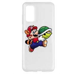 Чехол для Samsung S20 Cute Mario with turtle - PrintSalon