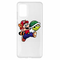 Чехол для Samsung S20+ Cute Mario with turtle - PrintSalon
