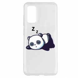 Чехол для Samsung S20 Cute panda sleeping - PrintSalon
