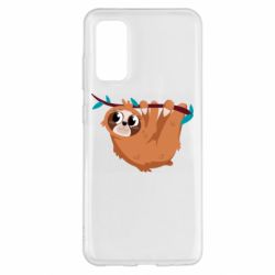 Чехол для Samsung S20 Cute sloth - PrintSalon