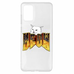 Чехол для Samsung S20+ Doom меов cat - PrintSalon