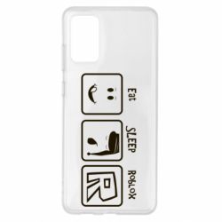 Чохол для Samsung S20+ Eat Sleep Roblox - PrintSalon