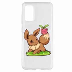 Чохол для Samsung S20 Eevee with Hoppip - PrintSalon