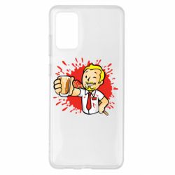 Чехол для Samsung S20+ Fallout  boy blood - PrintSalon