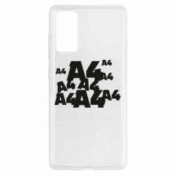 Чехол для Samsung S20 FE A4 Pattern - PrintSalon