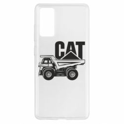 Чехол для Samsung S20 FE CAT logo and truck - PrintSalon