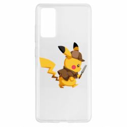Чехол для Samsung S20 FE Cute Detective Pikachu