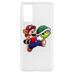 Чехол для Samsung S20 FE Cute Mario with turtle - PrintSalon
