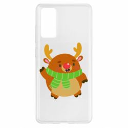 Чехол для Samsung S20 FE Deer in a scarf - PrintSalon
