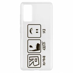 Чохол для Samsung S20 FE Eat Sleep Roblox - PrintSalon