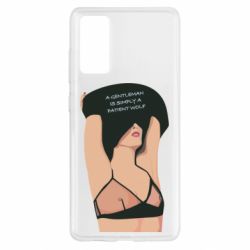 Чехол для Samsung S20 FE Gentleman Is Simply A Patient Wolf - PrintSalon