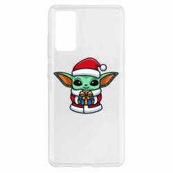 Чехол для Samsung S20 FE Grogu Santa Claus - PrintSalon