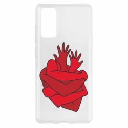 Чехол для Samsung S20 FE Heart out of hands - PrintSalon