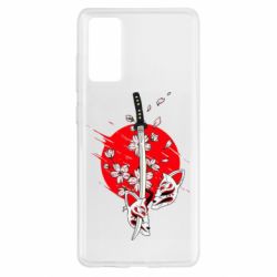 Чехол для Samsung S20 FE katana in sakura