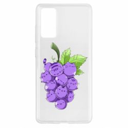 Чехол для Samsung S20 FE Кот-виноград - PrintSalon