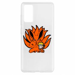 Чехол для Samsung S20 FE Kurama And Naruto - PrintSalon