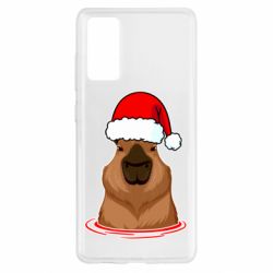 Чехол для Samsung S20 FE Новогодняя капибара - PrintSalon