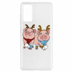Чехол для Samsung S20 FE Pigs - PrintSalon