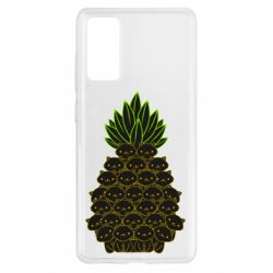 Чехол для Samsung S20 FE Pineapple cat - PrintSalon