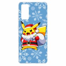 Чохол для Samsung S20 FE Santa Claus Pikachu - PrintSalon