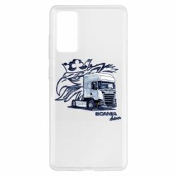 Чехол для Samsung S20 FE Scania watercolor art - PrintSalon
