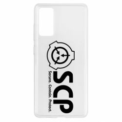 Чохол для Samsung S20 FE SCP logo text - PrintSalon