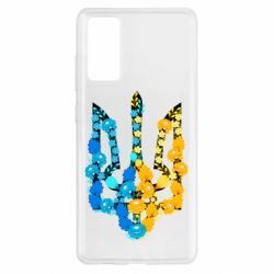 Чохол для Samsung S20 FE Тризуб квіти Україна - PrintSalon