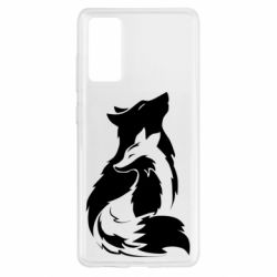 Чехол для Samsung S20 FE Wolf And Fox - PrintSalon