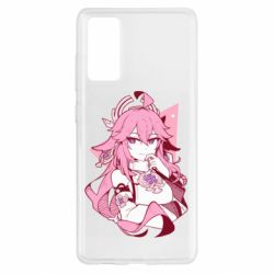 Чехол для Samsung S20 FE Yae Miko portrait - PrintSalon