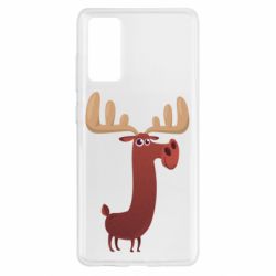 Чехол для Samsung S20 FE Забавный олень - PrintSalon