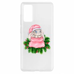 Чехол для Samsung S20 FE Заяц Новогодний - PrintSalon