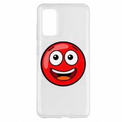 Чехол для Samsung S20 Funny Red Ball - PrintSalon