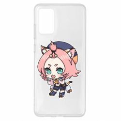 Чехол для Samsung S20+ Genshin Impact chibi Diona-PrintSalon Чехол для Samsung S20+ Genshin Impact chibi Diona