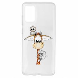 Чехол для Samsung S20+ Giraffe Owl and Mouse - PrintSalon