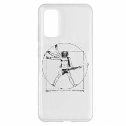 Чехол для Samsung S20 Guitarist Da Vinci - PrintSalon