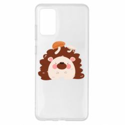 Чехол для Samsung S20+ Hedgehog with mushrooms - PrintSalon
