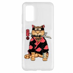 Чехол для Samsung S20 Japanese Akatsuki cat - PrintSalon